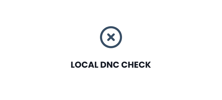 Local DNC Check