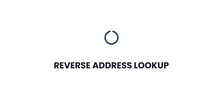 Reverse Address Lookup