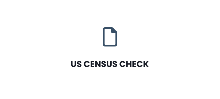US Census Check