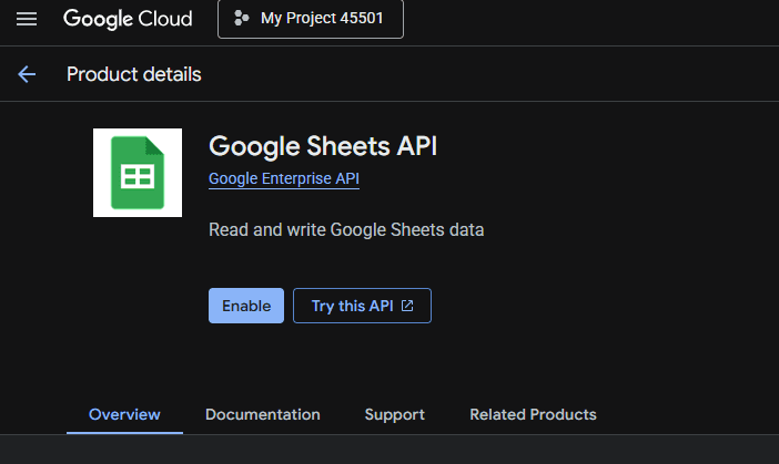 Step 3: Create Credentials