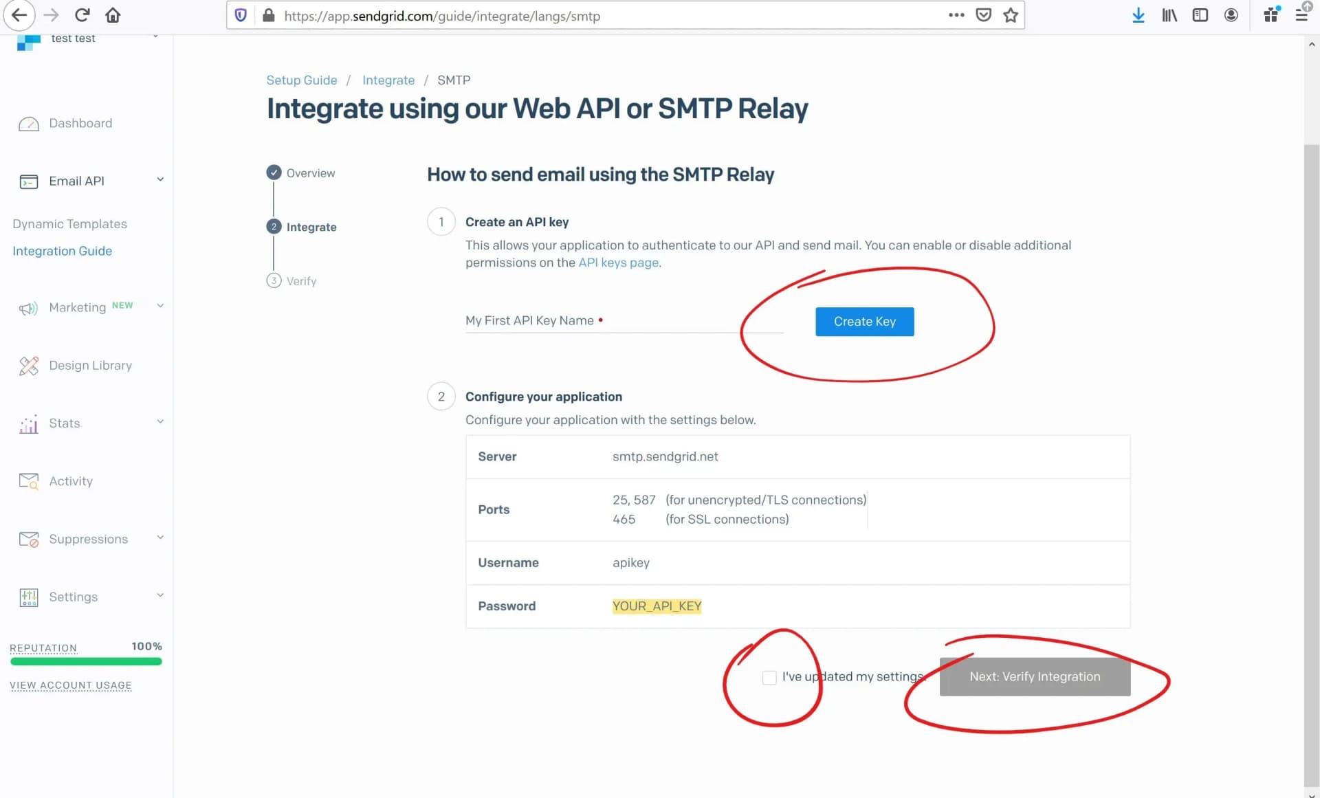 Step 3: Navigate to Integration Guide