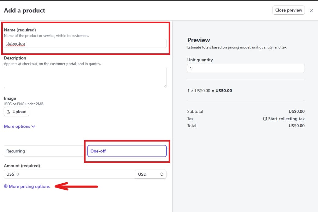 Step 3: Configure Pricing