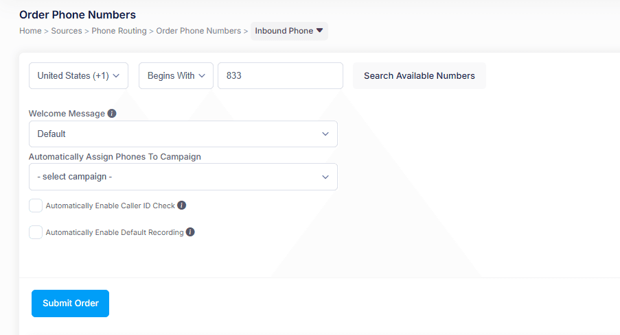 Set Up a Phone Campaign