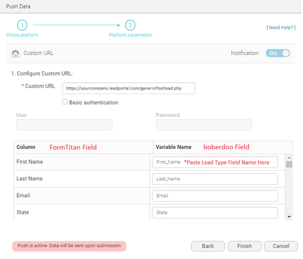 formtitan integration