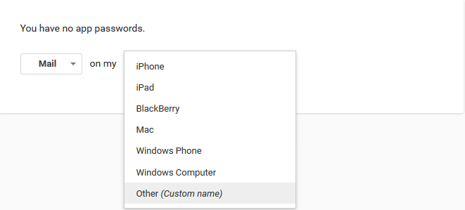 gmail smtp setup