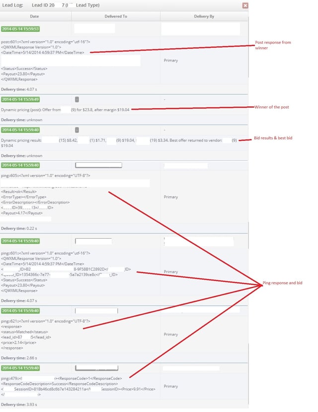 lead log example, boberdoo.com