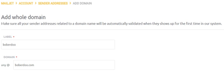 integrate mailjet