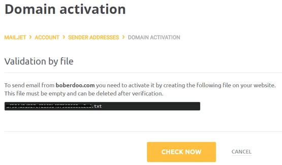 integrate mailjet