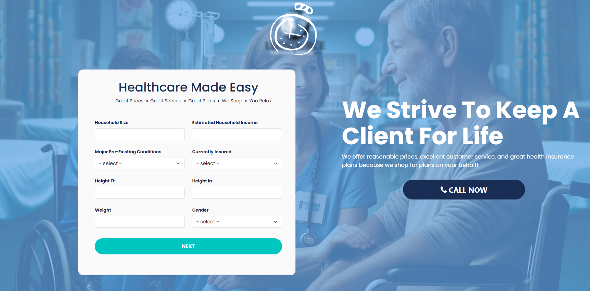 Landing page 1