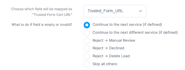 Outside Services Rules