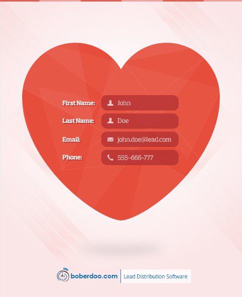 buy leads for Valentine's Day - boberdoo.com