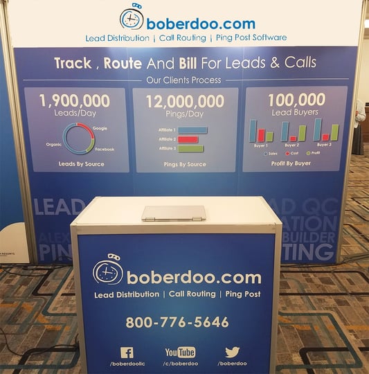 leadscon ny boberdoo booth