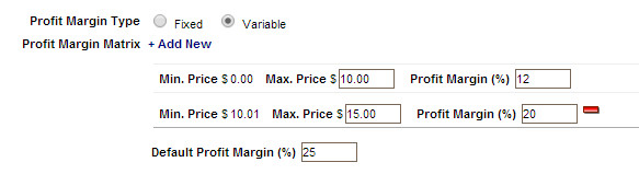 Variable Ping Post Margin