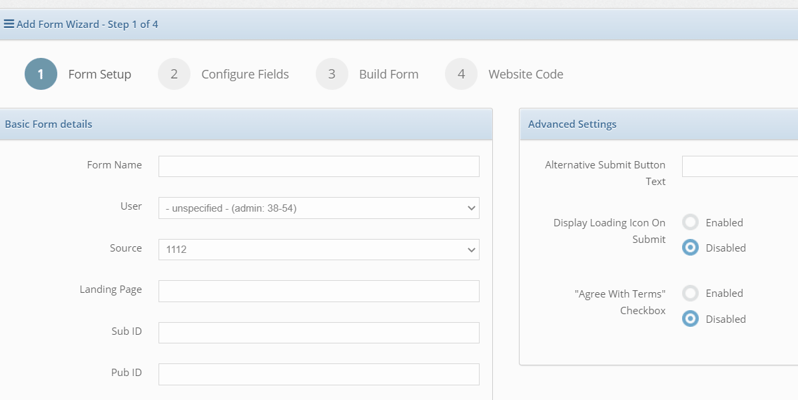 add a form