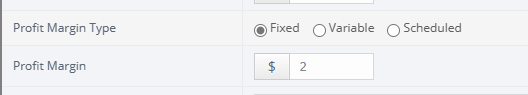 profit margin type