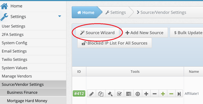 source wizard