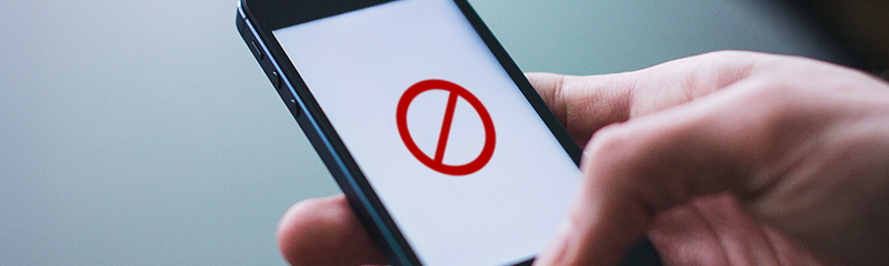 what does blacklisted mobile phone mean