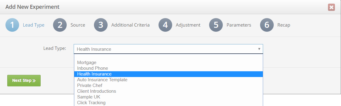 setting up a bid experiment