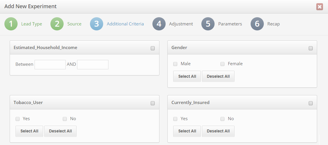 setting up a bid experiment