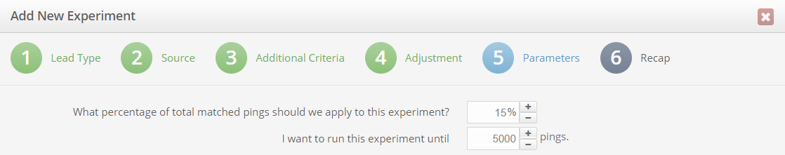 setting up a bid experiment