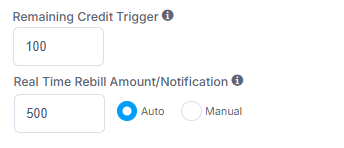 remaining credit trigger remaining credit trigger
